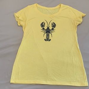 St. John’s Bay yellow lobster T-shirt